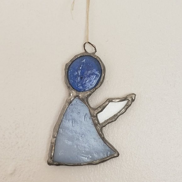 Small Metal Angel Christmas Tree Ornament - Picture 2 of 3